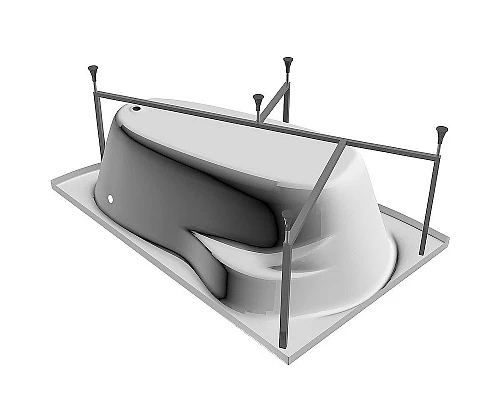 Купить Акриловая ванна Relisan Ariadna 145x95 R Гл000001417 без гидромассажа в магазине сантехники Santeh-Crystal.ru