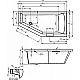 Приобрести Акриловая ванна Riho Geta 170x90 B032001005 (BA8900500000000) L без гидромассажа в магазине сантехники Santeh-Crystal.ru