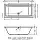 Заказать Акриловая ванна Riho Lugo 180х80 L B133016005 (BD6400500000000) без гидромассажа в магазине сантехники Santeh-Crystal.ru