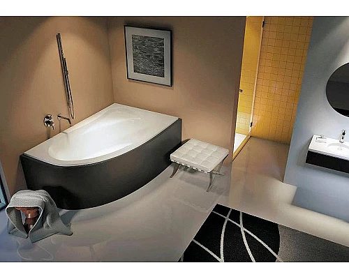 Купить Акриловая ванна Riho Lyra 140x90 B020001005 (BA6600500000000) L без гидромассажа в магазине сантехники Santeh-Crystal.ru