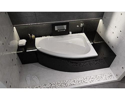 Заказать Акриловая ванна Riho Lyra 153x100 B022001005 (BA6800500000000) L без гидромассажа в магазине сантехники Santeh-Crystal.ru