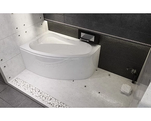 Заказать Акриловая ванна Riho Lyra 153x100 B021001005 (BA6700500000000) R без гидромассажа в магазине сантехники Santeh-Crystal.ru
