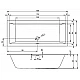 Приобрести Акриловая ванна Riho Rething Cubic 190х80 B108001005 (BR1000500000000) без гидромассажа в магазине сантехники Santeh-Crystal.ru