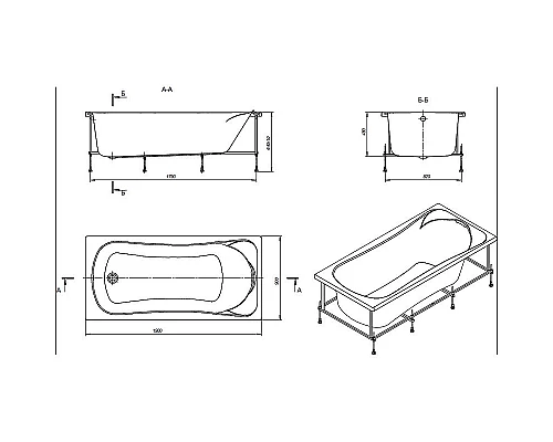 Приобрести Акриловая ванна Roca BeCool 190х90 ZRU9303020 без гидромассажа в магазине сантехники Santeh-Crystal.ru