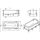 Приобрести Акриловая ванна Roca BeCool 190х90 ZRU9303020 без гидромассажа в магазине сантехники Santeh-Crystal.ru