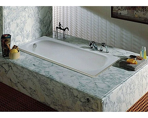 Купить Чугунная ванна Roca Continental 170x70 21291100R с противоскользящим покрытием в магазине сантехники Santeh-Crystal.ru