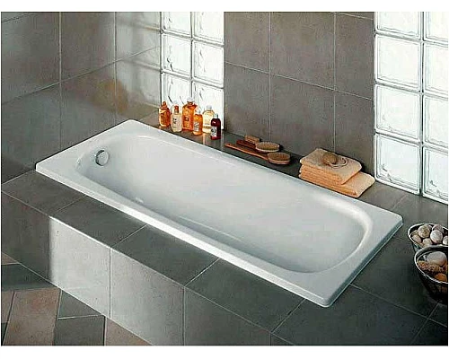 Заказать Чугунная ванна Roca Continental 140x70 212914001 с антискользящим покрытием в магазине сантехники Santeh-Crystal.ru