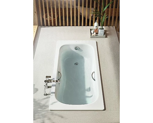 Приобрести Стальная ванна Roca Princess-N 160x75 2203E0000 с антискользящим покрытием в магазине сантехники Santeh-Crystal.ru