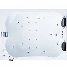 Акриловая ванна Royal Bath Hardon De Luxe 200х150 RB083100DL с гидромассажем