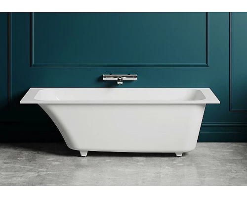 Приобрести Ванна из литьевого мрамора 170x70 см Salini S-Sense Orlanda Kit 102111G в магазине сантехники Santeh-Crystal.ru