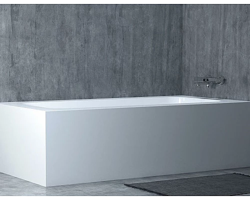 Приобрести Ванна из литьевого мрамора 170x70 см Salini S-Sense Orlanda Kit 102111G в магазине сантехники Santeh-Crystal.ru