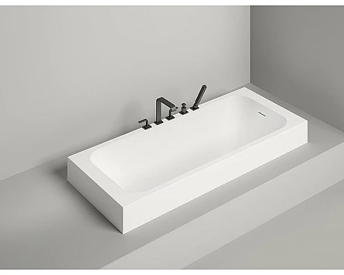 Приобрести Ванна из литьевого мрамора 170x70 см Salini S-Sense Orlanda Kit 102111G в магазине сантехники Santeh-Crystal.ru