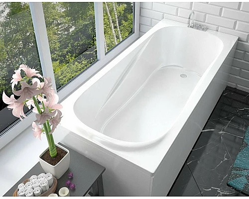 Купить Ванна из искусственного камня Эстет Альфа 170х70 ФР-00006565 без гидромассажа в магазине сантехники Santeh-Crystal.ru