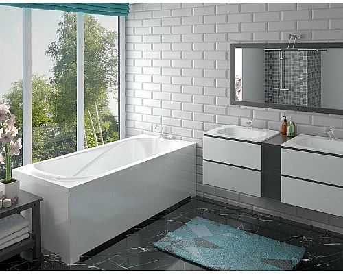 Купить Ванна из искусственного камня Эстет Альфа 170х70 ФР-00006565 без гидромассажа в магазине сантехники Santeh-Crystal.ru