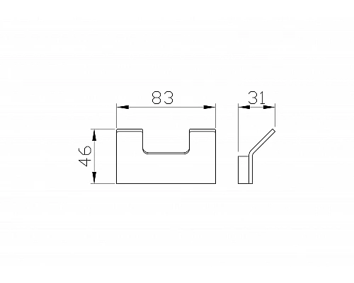 Приобрести Двойной крючок для ванной WONZON & WOGHAND, Брашированное золото (WW-8325-BG) в магазине сантехники Santeh-Crystal.ru