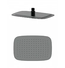 Тропическая лейка для душа WONZON & WOGHAND, Темный графит (WW-88DP03-BGM)