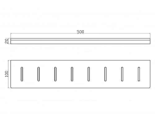 Заказать Полка для ванной WONZON & WOGHAND, Темный графит (WW-9127-GM) в магазине сантехники Santeh-Crystal.ru