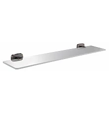 Стеклянная полка для ванной WONZON & WOGHAND GRAFFITY, Темный графит (WW-9327-BGM)