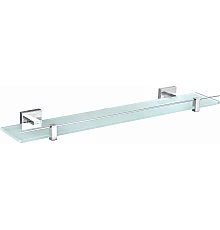 Стеклянная полка для ванной WONZON & WOGHAND, Хром (WW-8927)