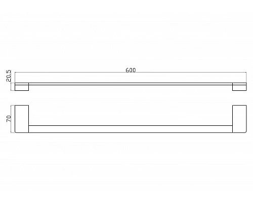 Купить Вешалка для полотенец WONZON & WOGHAND, Темный графит (WW-9112-GM) в магазине сантехники Santeh-Crystal.ru
