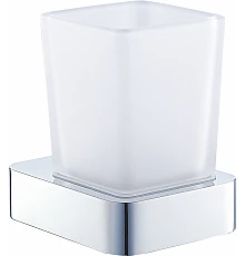 Стакан для зубных щеток с держателем WONZON & WOGHAND, Хром (WW-8321)