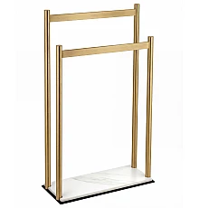 Стойка для полотенец WONZON & WOGHAND, Брашированное золото (WW-V4901-BG)
