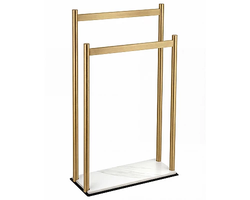 Стойка для полотенец WONZON & WOGHAND, Брашированное золото (WW-V4901-BG)