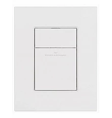 Кнопка смыва для инсталляции пневматическая WONZON & WOGHAND, Белый матовый (WW-IB256-MW)