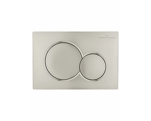 Кнопка смыва для инсталляции механическая WONZON & WOGHAND, Брашированный никель (WW-IB232-BN)