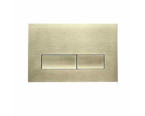 Кнопка смыва для инсталляции WONZON & WOGHAND, Брашированное золото (WW-IB224-BG)