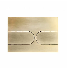 Кнопка смыва для инсталляции WONZON & WOGHAND, Брашированное золото (WW-IB233-BG)