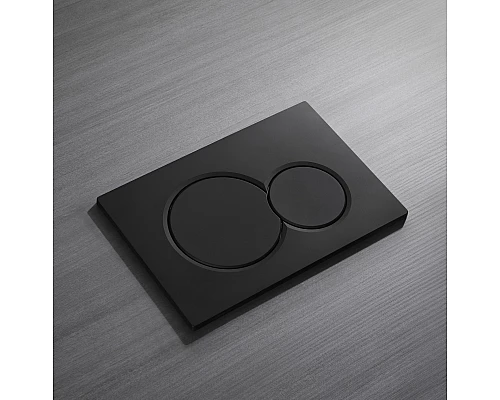 Кнопка смыва для инсталляции WONZON & WOGHAND, Черный матовый (WW-IB232-MB)