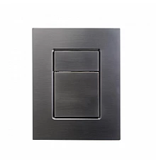 Кнопка смыва для инсталляции WONZON & WOGHAND, Темный графит (WW-IB256-BGM)