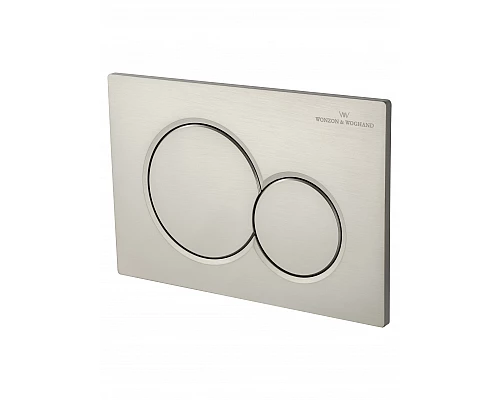 Кнопка смыва для инсталляции механическая WONZON & WOGHAND, Брашированный никель (WW-IB232-BN)