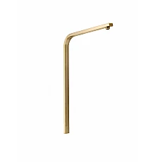 Удлиненная квадратная трубка для душевых систем WONZON & WOGHAND, Брашированное золото (WW-LY001-BG)