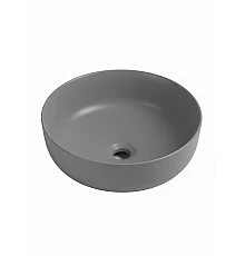 Накладная раковина круглая WONZON & WOGHAND ERIE, серый матовый (WW-RN4076-MG)