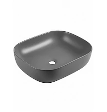Накладная раковина прямоугольная WONZON & WOGHAND TAHOE, серый матовый (WW-RN41286-MG)