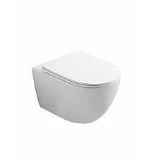 Унитаз подвесной безободковый WONZON & WOGHAND NILE, белый глянцевый (WW-UP2210-GW)