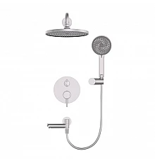 Душевая система встраиваемая WONZON & WOGHAND SOLO, Брашированный никель (WW-939032-BN)