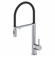 Смеситель для кухни с гибким изливом и подключением фильтра WONZON & WOGHAND, Хром (WW-458028-CR)