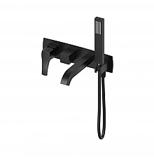 Смеситель для ванны встраиваемый WONZON & WOGHAND FLEX, Черный матовый (WW-88889072-MB)