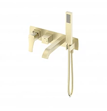 Смеситель для ванны встраиваемый WONZON & WOGHAND FLEX, Брашированное золото (WW-88889072-BG)