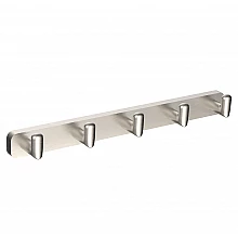 Вешалка с 5 крючками для ванной WONZON & WOGHAND GRAFFITY, Брашированный никель (WW-9355-BN)