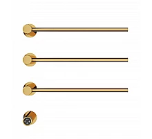 Полотенцесушитель электрический встраиваемый WONZON & WOGHAND, Брашированное золото (WW-AL313-BG)