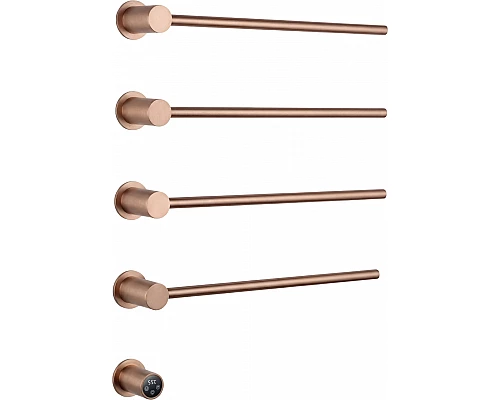 Полотенцесушитель электрический встраиваемый WONZON & WOGHAND HAMBURG, Брашированное розовое золото (WW-AL314-BRG)