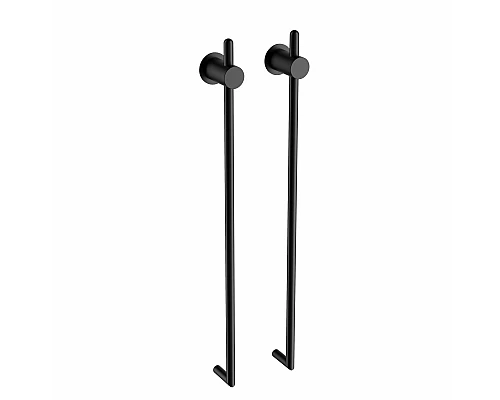 Полотенцесушитель электрический встраиваемый WONZON & WOGHAND, Черный матовый (WW-AL3621-MB)