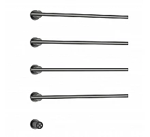 Полотенцесушитель электрический встраиваемый WONZON & WOGHAND, Темный графит (WW-A364-GM)