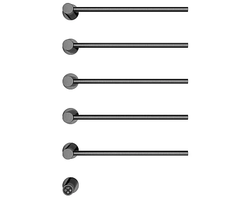 Приобрести Полотенцесушитель электрический встраиваемый WONZON & WOGHAND, Темный графит (WW-AL315-GM) в магазине сантехники Santeh-Crystal.ru