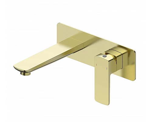 Заказать Смеситель для раковины встраиваемый WONZON & WOGHAND, Брашированное золото (WW-88869003-BG) в магазине сантехники Santeh-Crystal.ru