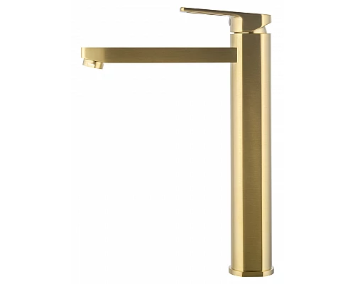 Смеситель для раковины высокий WONZON & WOGHAND FRAME, Брашированное золото (WW-88239010- BG)